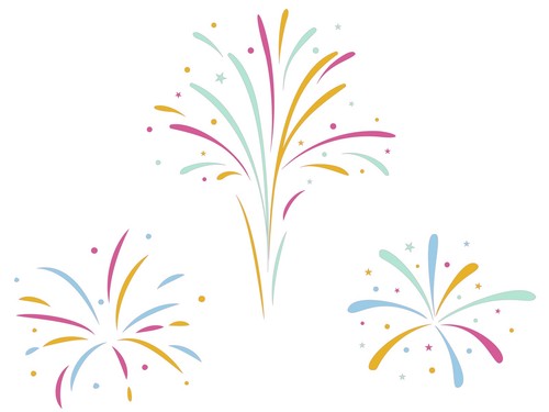 Colorful event fireworks - colorful,